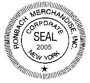 Corporate seal impression